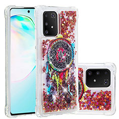 Custodia Silicone Cover Morbida Bling-Bling S03 per Samsung Galaxy M80S Multicolore