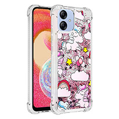 Custodia Silicone Cover Morbida Bling-Bling YB1 per Samsung Galaxy A04E Lavanda