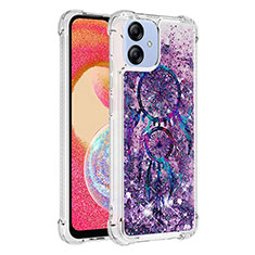 Custodia Silicone Cover Morbida Bling-Bling YB1 per Samsung Galaxy A04E Viola