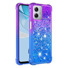 Custodia Silicone Cover Morbida Bling-Bling YB2 per Motorola Moto G 5G (2023) Viola