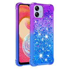 Custodia Silicone Cover Morbida Bling-Bling YB2 per Samsung Galaxy F04 Viola