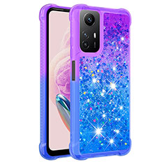 Custodia Silicone Cover Morbida Bling-Bling YB2 per Xiaomi Redmi Note 12S Viola