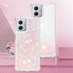 Custodia Silicone Cover Morbida Bling-Bling YB3 per Motorola Moto G 5G (2023) Rosa