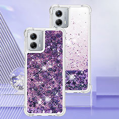 Custodia Silicone Cover Morbida Bling-Bling YB3 per Motorola Moto G 5G (2023) Viola