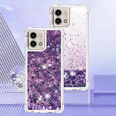 Custodia Silicone Cover Morbida Bling-Bling YB3 per Motorola Moto G Stylus (2023) 4G Viola