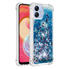 Custodia Silicone Cover Morbida Bling-Bling YB3 per Samsung Galaxy A04 4G Blu