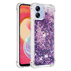 Custodia Silicone Cover Morbida Bling-Bling YB3 per Samsung Galaxy A04E Viola