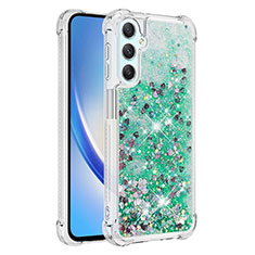 Custodia Silicone Cover Morbida Bling-Bling YB3 per Samsung Galaxy A24 4G Verde