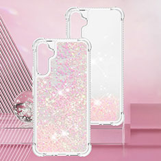 Custodia Silicone Cover Morbida Bling-Bling YB3 per Samsung Galaxy A34 5G Rosa