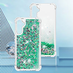 Custodia Silicone Cover Morbida Bling-Bling YB3 per Samsung Galaxy A34 5G Verde