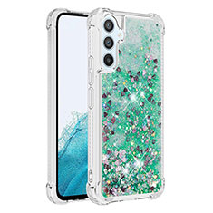 Custodia Silicone Cover Morbida Bling-Bling YB3 per Samsung Galaxy A54 5G Verde