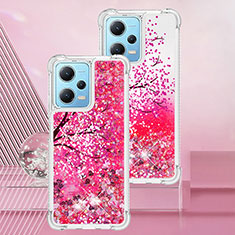 Custodia Silicone Cover Morbida Bling-Bling YB3 per Xiaomi Poco X5 5G Rosa Caldo