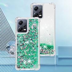 Custodia Silicone Cover Morbida Bling-Bling YB3 per Xiaomi Redmi Note 12 Pro 5G Verde