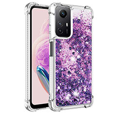 Custodia Silicone Cover Morbida Bling-Bling YB3 per Xiaomi Redmi Note 12S Viola