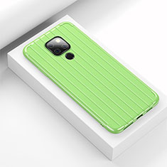 Custodia Silicone Cover Morbida Line C01 per Huawei Mate 20 Verde