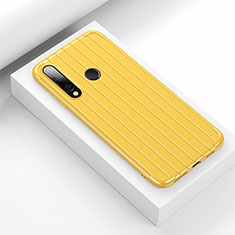 Custodia Silicone Cover Morbida Line C01 per Huawei P Smart+ Plus (2019) Giallo