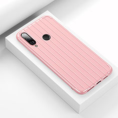 Custodia Silicone Cover Morbida Line C01 per Huawei P30 Lite XL Rosa