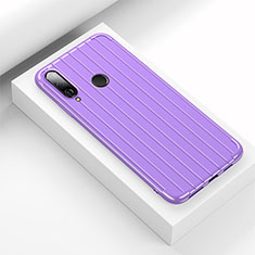 Custodia Silicone Cover Morbida Line C01 per Huawei P30 Lite XL Viola