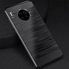 Custodia Silicone Cover Morbida Line C02 per Huawei Mate 30E Pro 5G Nero