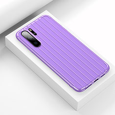 Custodia Silicone Cover Morbida Line C02 per Huawei P30 Pro New Edition Viola