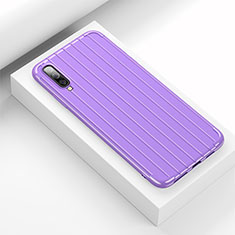 Custodia Silicone Cover Morbida Line C03 per Samsung Galaxy A70S Viola