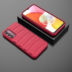 Custodia Silicone Cover Morbida Line KC2 per Samsung Galaxy Jump3 5G Rosso