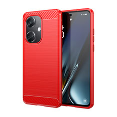 Custodia Silicone Cover Morbida Line MF1 per Oppo K11 5G Rosso