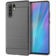 Custodia Silicone Cover Morbida Line per Huawei P30 Pro Grigio