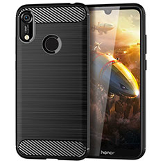 Custodia Silicone Cover Morbida Line per Huawei Y6 Prime (2019) Nero