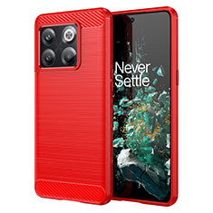 Custodia Silicone Cover Morbida Line per OnePlus 10T 5G Rosso