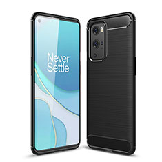 Custodia Silicone Cover Morbida Line per OnePlus 9 Pro 5G Nero