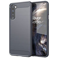 Custodia Silicone Cover Morbida Line per OnePlus Nord Grigio