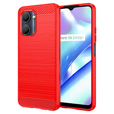 Custodia Silicone Cover Morbida Line per Realme C33 (2023) Rosso