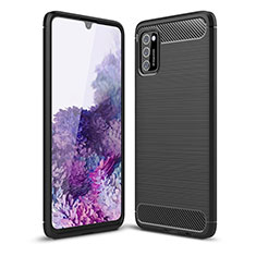 Custodia Silicone Cover Morbida Line per Samsung Galaxy A02s Nero