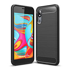 Custodia Silicone Cover Morbida Line per Samsung Galaxy A2 Core A260F A260G Nero