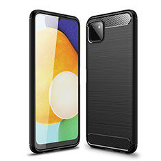 Custodia Silicone Cover Morbida Line per Samsung Galaxy F42 5G Nero