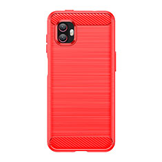 Custodia Silicone Cover Morbida Line per Samsung Galaxy Xcover Pro 2 5G Rosso