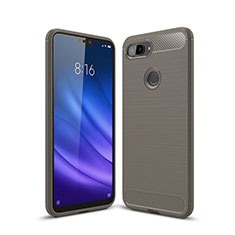 Custodia Silicone Cover Morbida Line per Xiaomi Mi 8 Lite Grigio