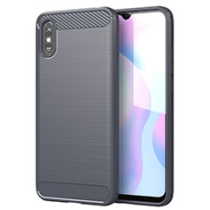 Custodia Silicone Cover Morbida Line per Xiaomi Redmi 9A Grigio