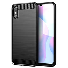 Custodia Silicone Cover Morbida Line per Xiaomi Redmi 9AT Nero