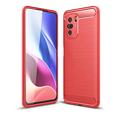 Custodia Silicone Cover Morbida Line per Xiaomi Redmi K40 Pro+ Plus 5G Rosso