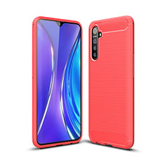 Custodia Silicone Cover Morbida Line S01 per Oppo K5 Rosso