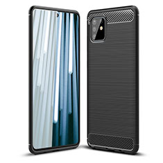 Custodia Silicone Cover Morbida Line WL1 per Samsung Galaxy A81 Nero