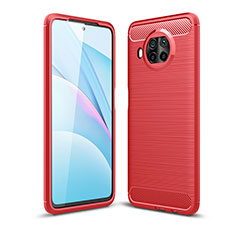 Custodia Silicone Cover Morbida Line WL1 per Xiaomi Mi 10i 5G Rosso