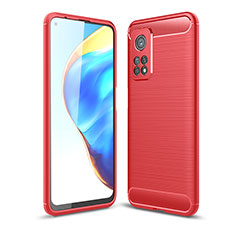 Custodia Silicone Cover Morbida Line WL1 per Xiaomi Mi 10T 5G Rosso