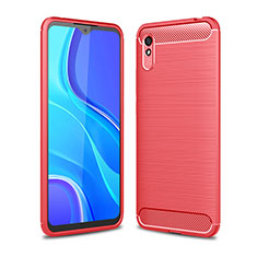 Custodia Silicone Cover Morbida Line WL1 per Xiaomi Redmi 9AT Rosso