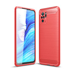 Custodia Silicone Cover Morbida Line WL1 per Xiaomi Redmi Note 10 4G Rosso