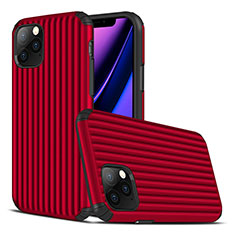 Custodia Silicone Cover Morbida Line Z01 per Apple iPhone 11 Pro Max Rosso