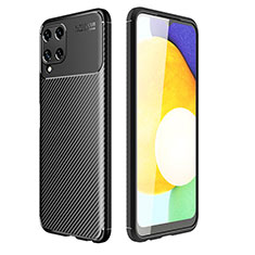 Custodia Silicone Cover Morbida Spigato per Samsung Galaxy A22 4G Nero