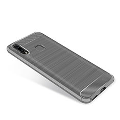 Custodia Silicone Cover Morbida Spigato per Samsung Galaxy A9 Star SM-G8850 Grigio